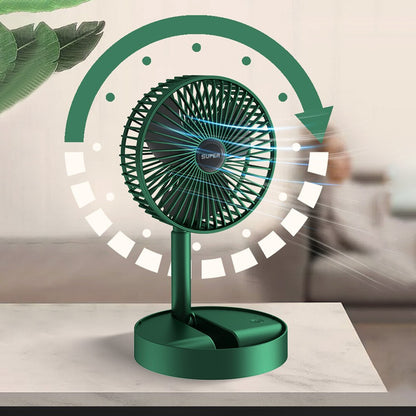 telescopic folding floor fan