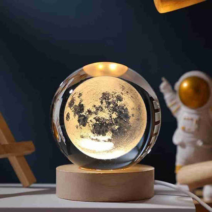 3D LED CRYSTAL BALL LAMP