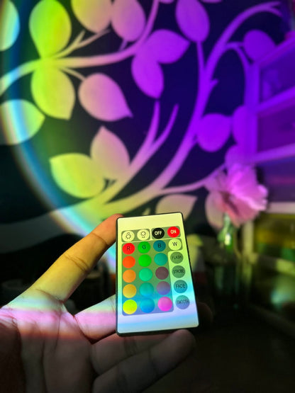 16 Colors Led Sunset Lamp
